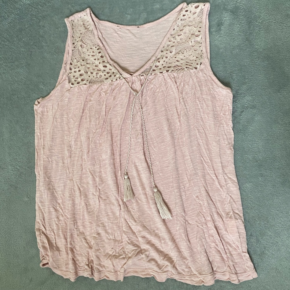 Light Pink Barely Worn Tank Top - size small